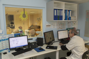 France, Bouches-du-Rhône (13), Marseille,  clinique Madeleine Remuzat, établissement de soins de suite et de réadaptation pour les patients âgés