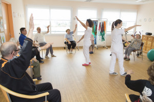 France, Bouches-du-Rhône (13), Marseille,  clinique Madeleine Remuzat, établissement de soins de suite et de réadaptation pour les patients âgés