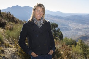 France, Alpes-de-Haute-Provence (04), Dignes-les-Bains, tournage de l'émission chroniques méditerranéennes avec la présentatrice Nathalie Simon