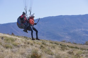 France, Alpes-de-Haute-Provence (04), Dignes-les-Bains, tournage de l'émission chroniques méditerranéennes avec la présentatrice Nathalie Simon