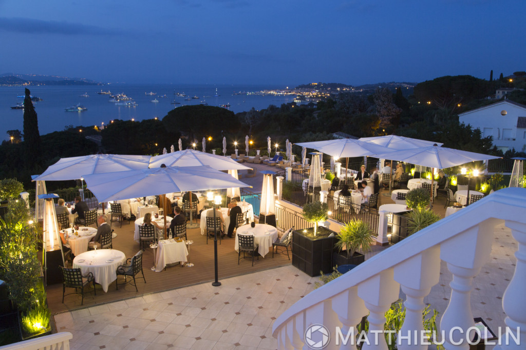 Gassin, Presqu'île de Saint Tropez, hôtel villa Belrose, 5 étoiles du groupe Althoff avec vue sur la baie de Saint Tropez