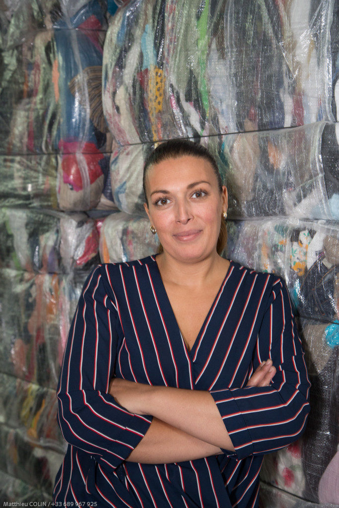 Marseille, Le Relais, entreprise de collecte et de tri , de valorisation et de recyclage (friperie, isolant) de textile