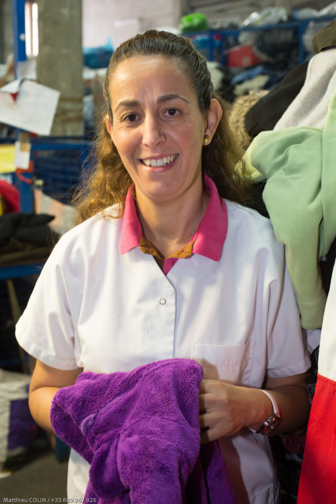 Marseille, Le Relais, entreprise de collecte et de tri , de valorisation et de recyclage (friperie, isolant) de textile