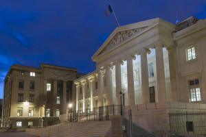 France, Bouches-du-Rhône (13), Marseille, Palais de justice de Marseille