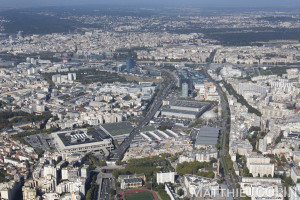 France, Val de Marne (94), Vanves, Paris (75), Périphérique, Parc des expositions de Paris (vue aérienne)
