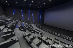 France, Bouches-du-Rhône (13), Les Pennes Mirabeau, Marseille, Plan de Campagne, Cinéma Pathé, Salle Imax, architecte ATELIER 4+