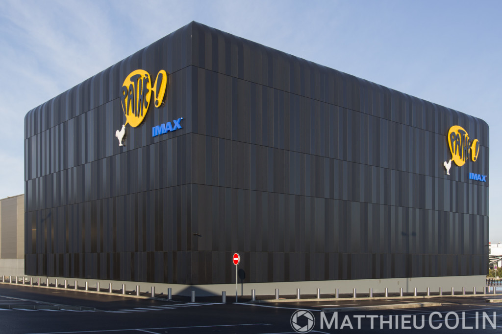 Les Pennes Mirabeau, Marseille, Plan de Campagne, Cinéma Pathé, Salle Imax, architecte ATELIER 4+