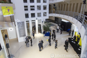 France, Bouches-du-Rhône, Marseille, Dev Up, journée organisée par Initiative Provence alpes Côte d'Azur à l'Hôtel de Région Sud pour aider les entrepreneurs. Business meeting, coaching, temoignage de dirigeant d'entreprises.