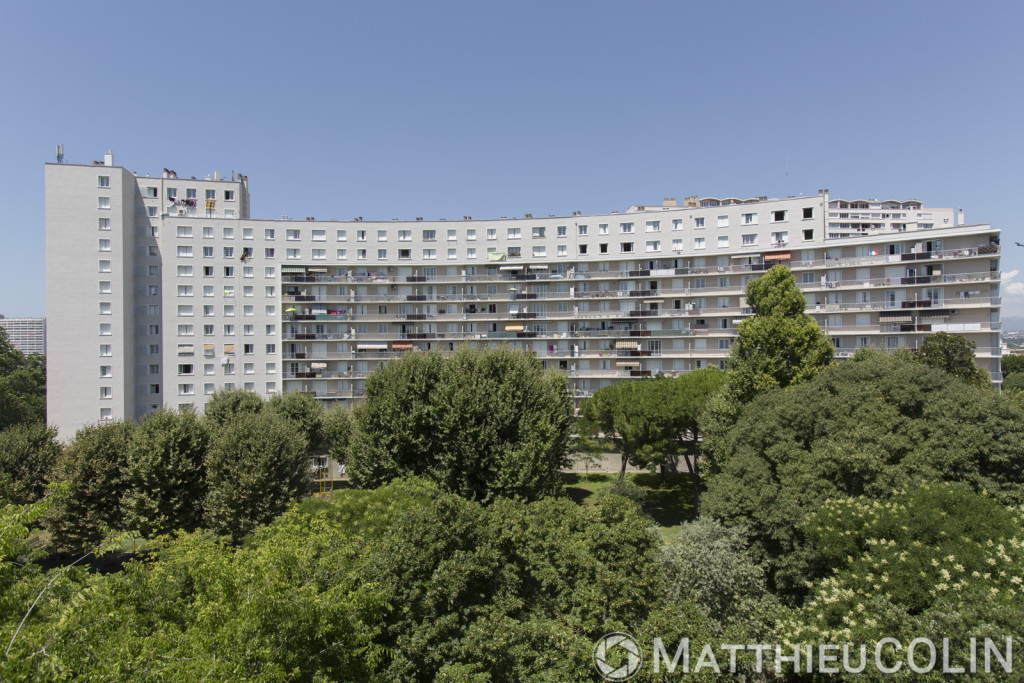 Marseille, le grand et le petit Trioulet, résidence de logement social géréz par 13 Habitat et rénovéz par STO facade
