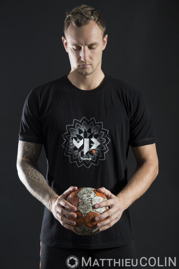 Montpellier Handball, MHB, le joeur Valentin Porte, aillier ou arrière droit champion du monde, avec l'équipe de France