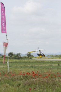 France, Var (83), Pourrières, base Ulm, Association Vol Sainte Victoire, Ela in the Air, week-end organisé par ELA, association de plus de 220 familles, toutes touchées par les leucodystrophies, maladie génétique rare qui entraîne une dégénérescence du cerveau. Vol en ULM multiaxe et pendulaire