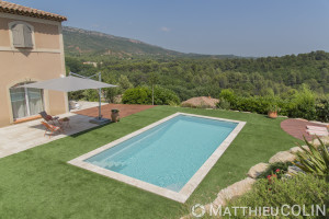 France, Bouches-du-Rhône (13), Chateauneuf, Piscine PID