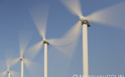 France, Aude (11), Névian, parc éolien de la Grande Garrigue de Névian, composé de 21 éoliennes, turbine gamesa eolica de 0,85MW pour une puissance totale de 17,55 MW, Compagnie du vent LCV, Engie Green, filiale d'Engie spécialisée dans les énergies renouvelables