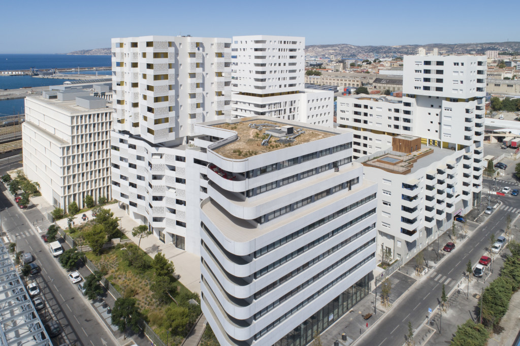 Marseille, Rue Allar, 13015, éco-quartier Smartseille, EcoCité Euroméditerranée, Résidence Horizon