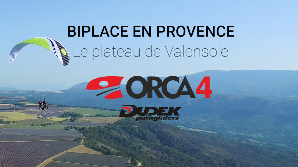 Vidéo du parapente biplace Orca 4 de Dudek