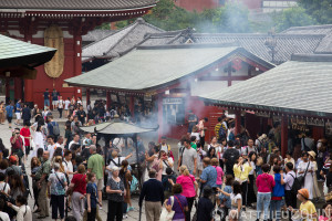 apon, île Honshu, Tokyo, Taito, quartier de Asakusa, temple bouddhiste Senso-ji//apon, Honshu Island, Tokyo, Taito, Asakusa district, Senso-ji Buddhist temple