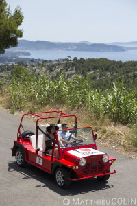 France, Bouches-du-Rhône (13), Cassis, Nosmoke voiture 100% électrique