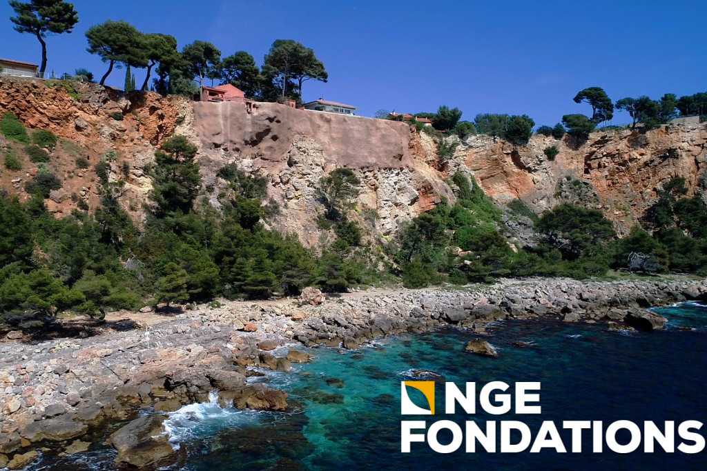 Suspendus 60 m au-dessus de la mer NGE Fondations