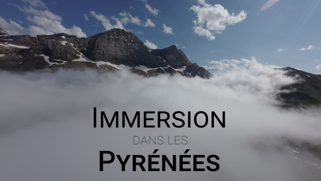 Vol en immersion dans les Pyrénées