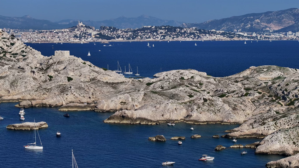 Marseille en drone pour les Jeux Olympiques 2024